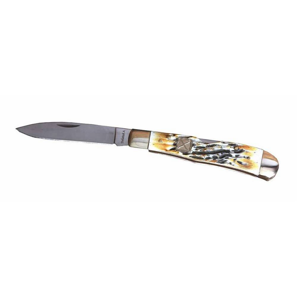 NEW TWISTED X stylish knife in bone